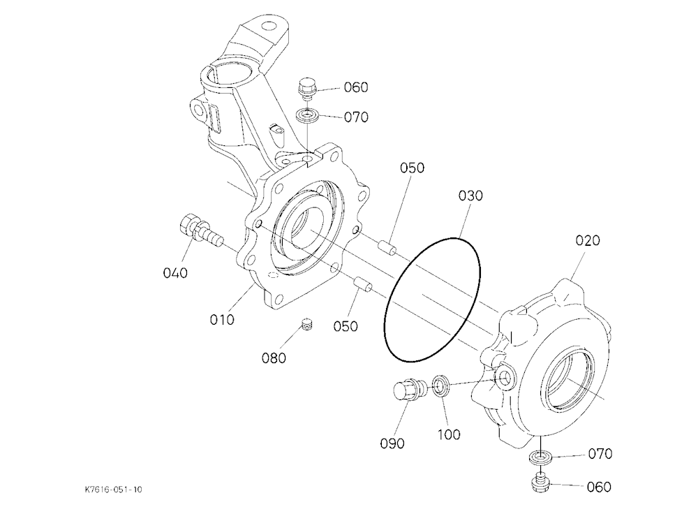 Front Axle Case (Left)