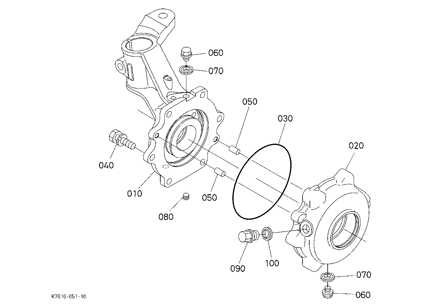Front Axle Case (Left)