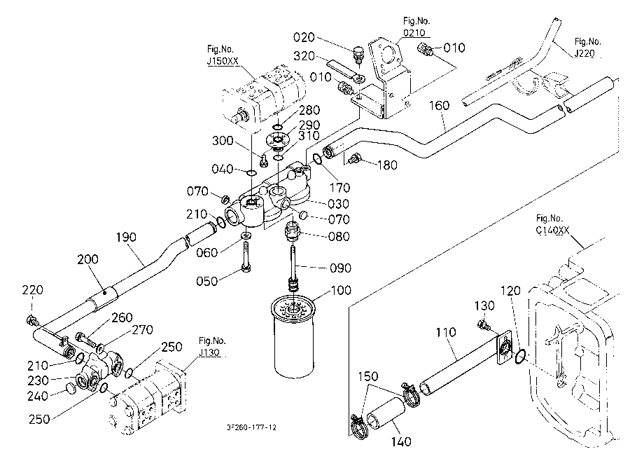 Hydraulic Pipe (Suction)