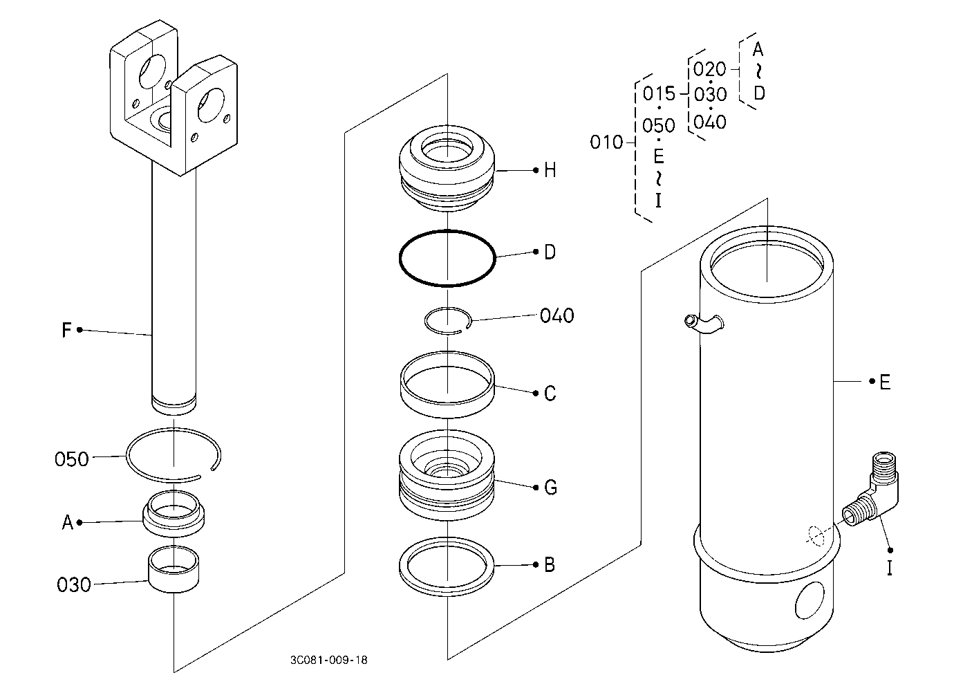 3P-Lift Assist Cylinder [Component Parts] [New]