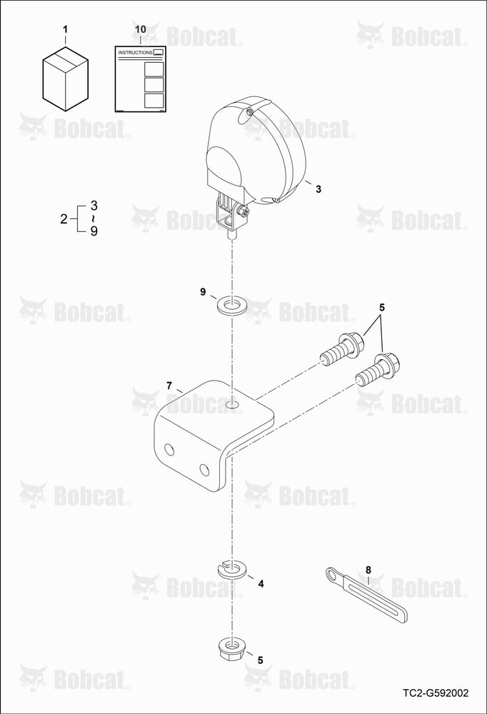 Rear Work Light Kit