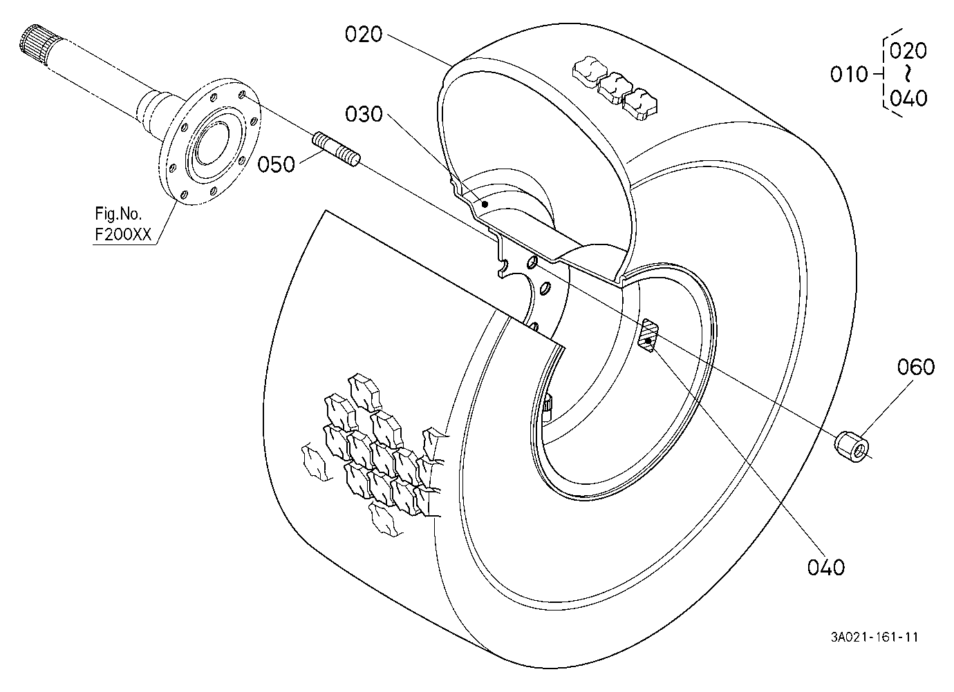 Rear Wheel (22.5Ll*16.1)