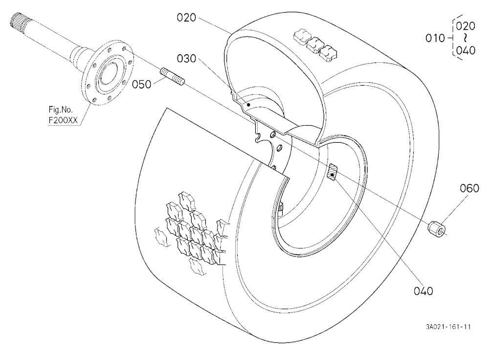 Rear Wheel (22.5Ll*16.1)