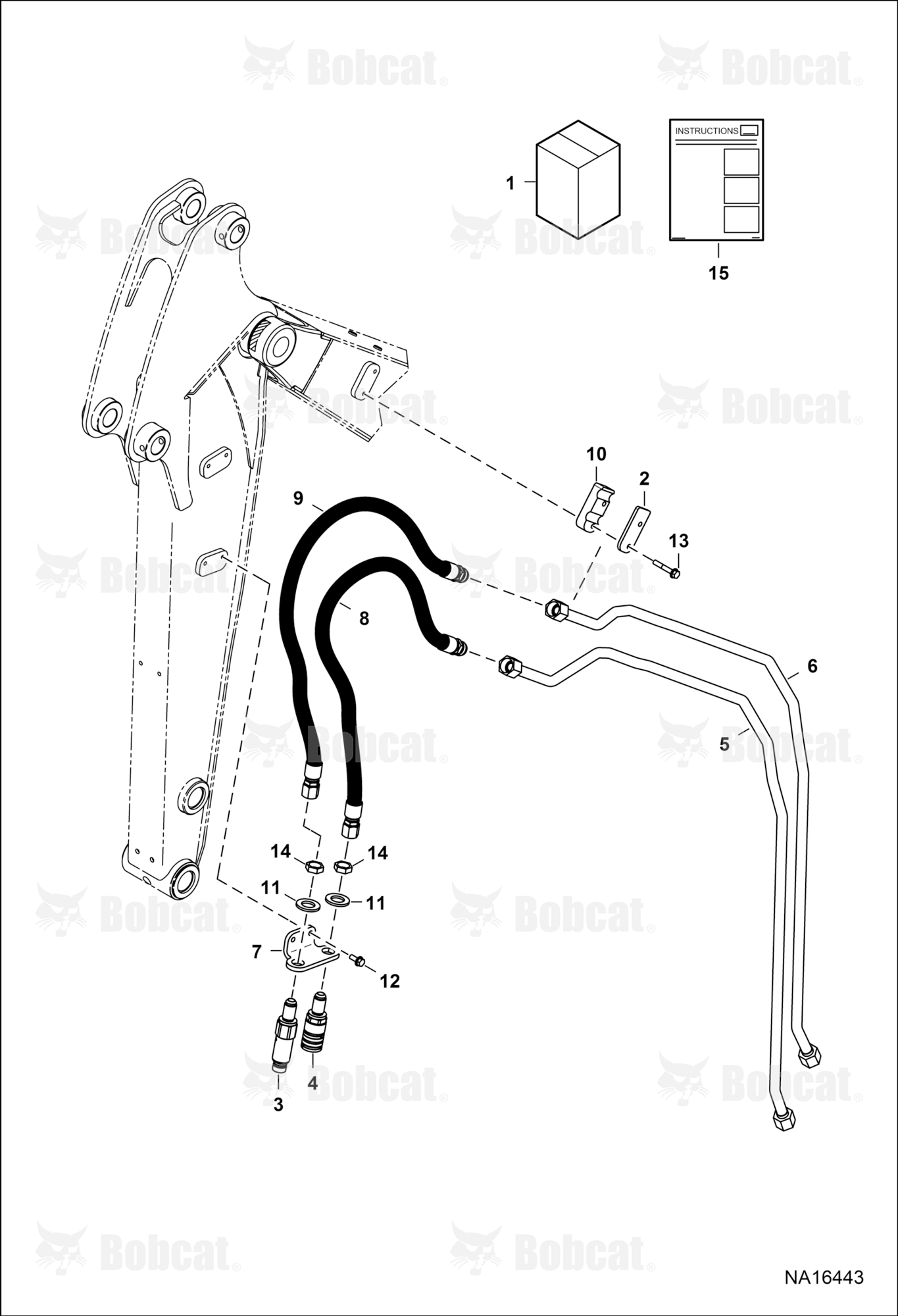 Hydraulic Auxiliary Kit (First)(Arm)