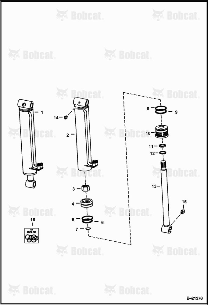 Tilt Cylinder (W/Weld-on Tube)