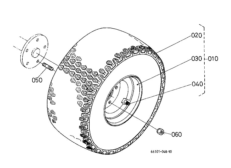 Front Wheel (20 X 10.00-8)