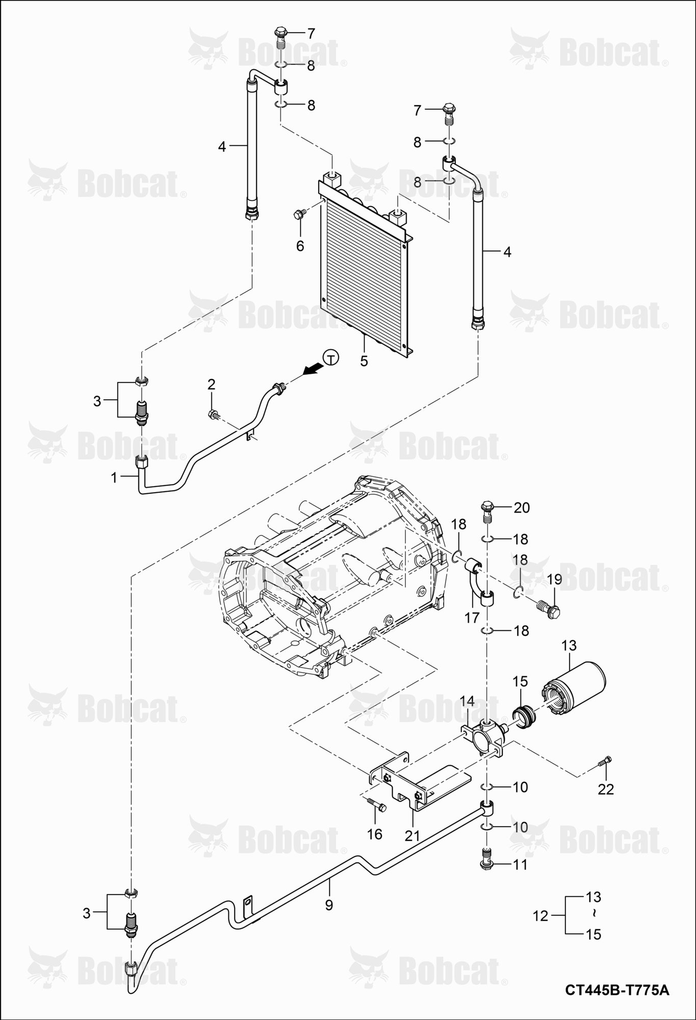 HST External Hydraulic Line Group