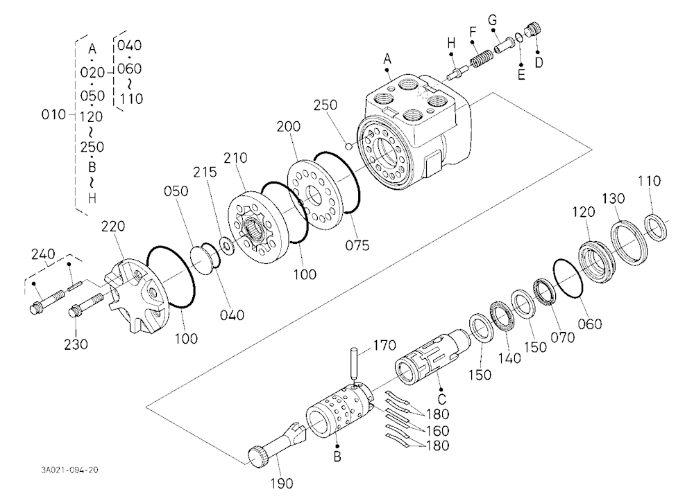 Steering Controller [Component Parts] [Old Type]