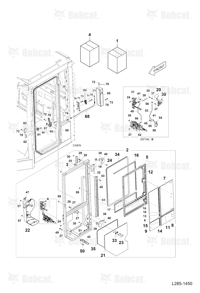 Cabin (Door Assembly) (L.H.)
