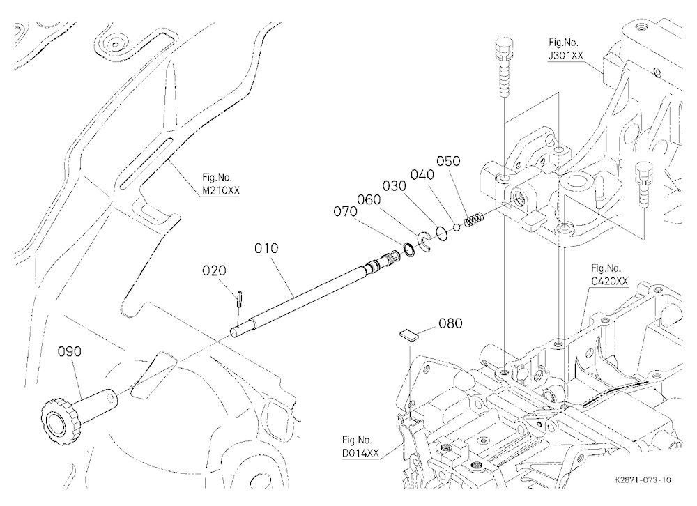 Fall Adjustment Shaft