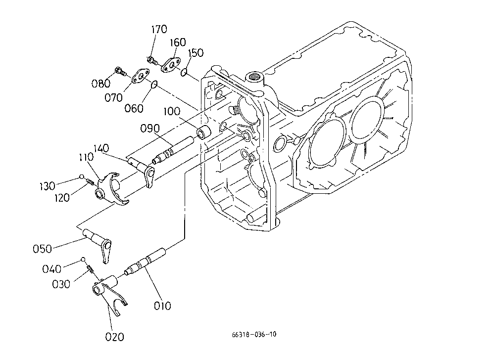 Range Gear Shift Fork