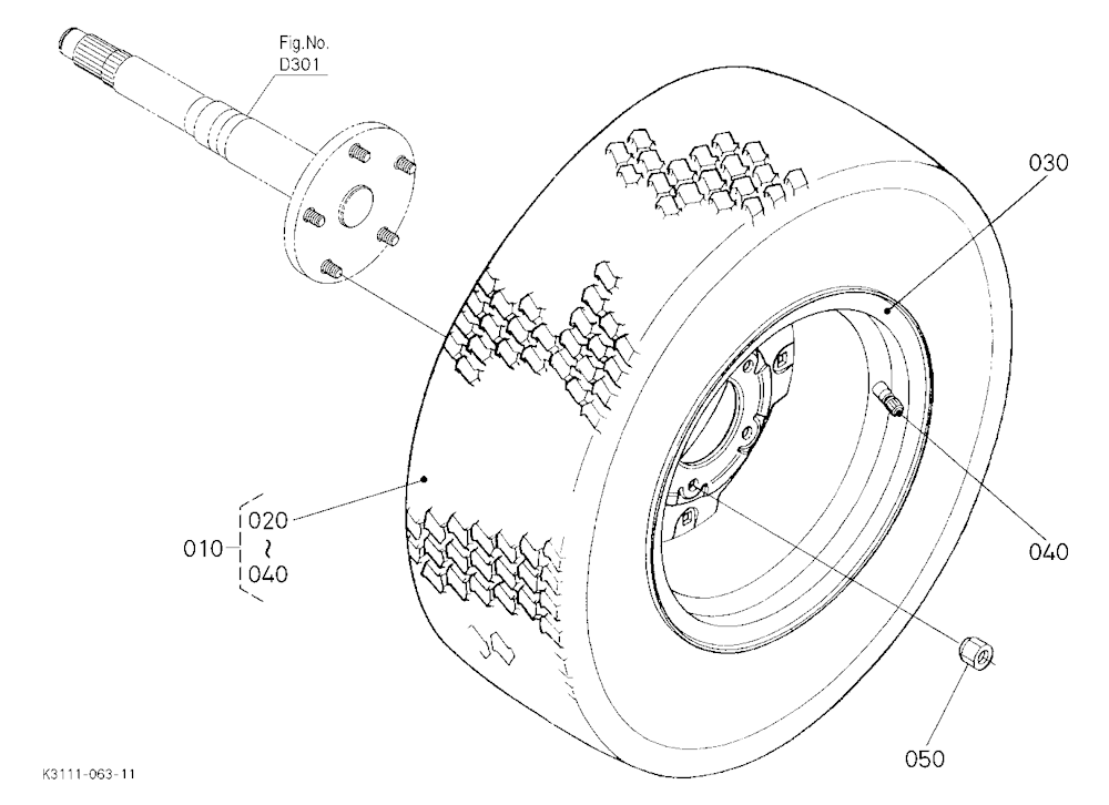 Rear Wheel (23*10.5-12)