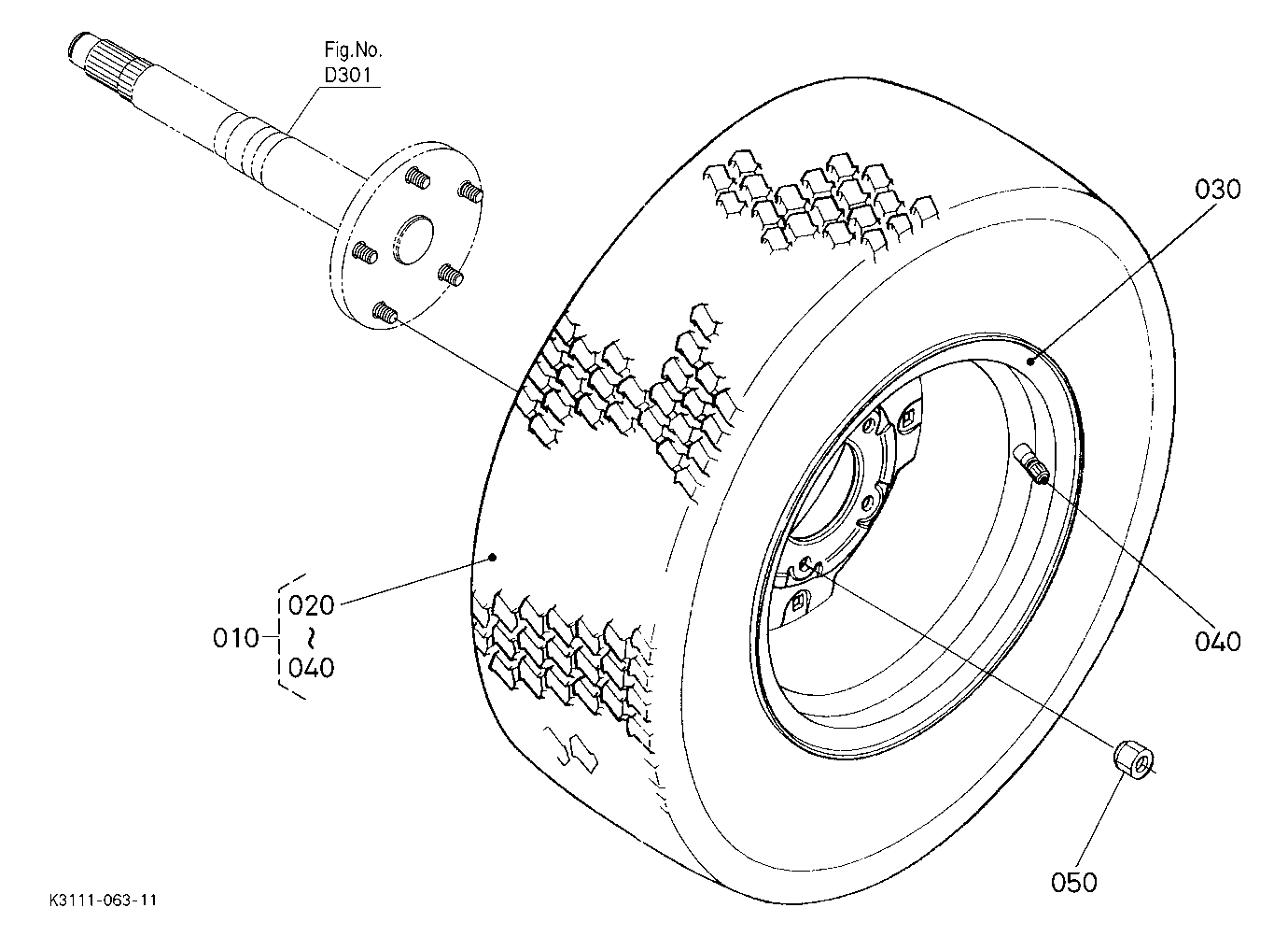 Rear Wheel (23*10.5-12)