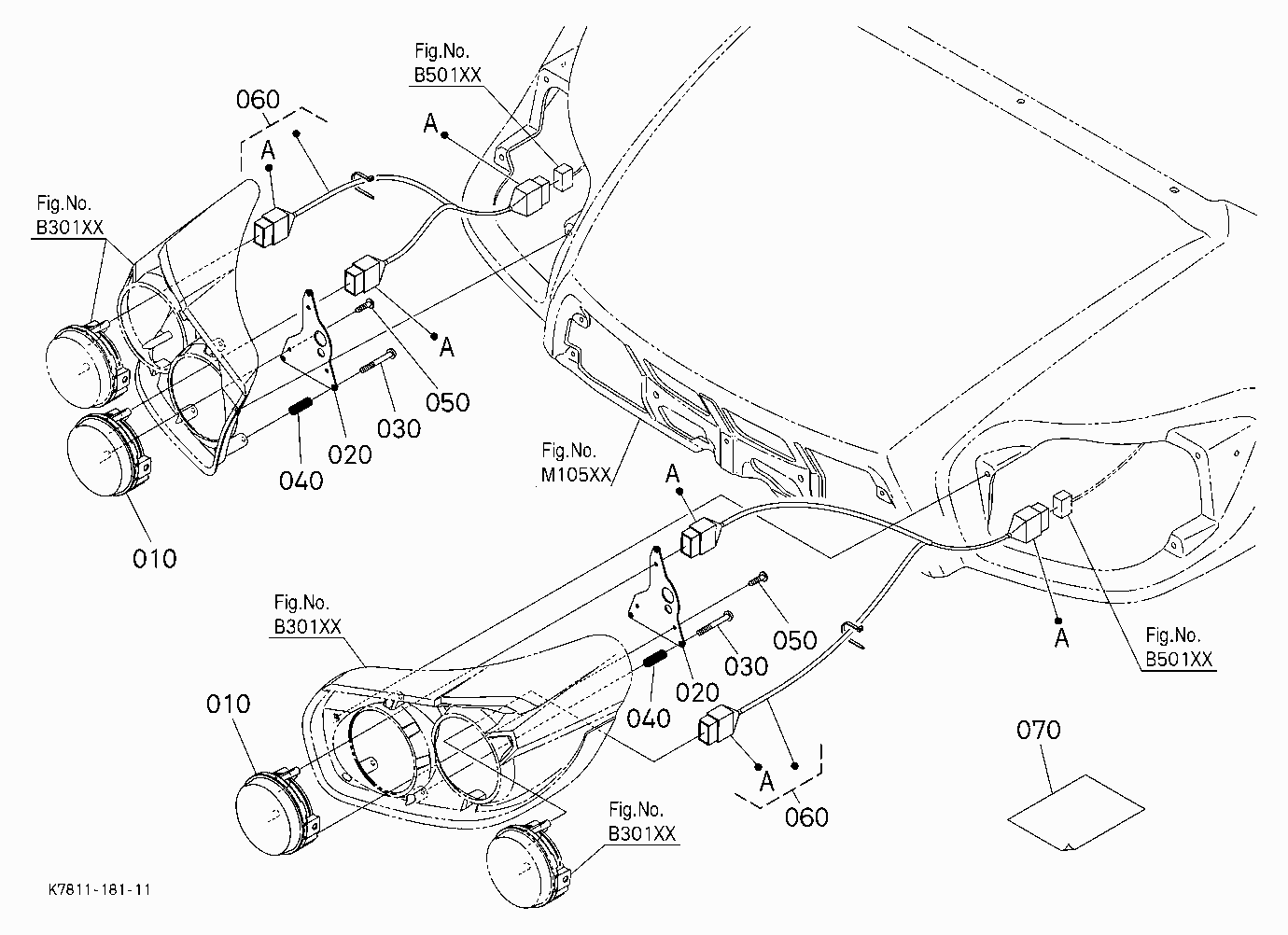HEAD LIGHT KIT (W/G No.V0867) [OPTION]