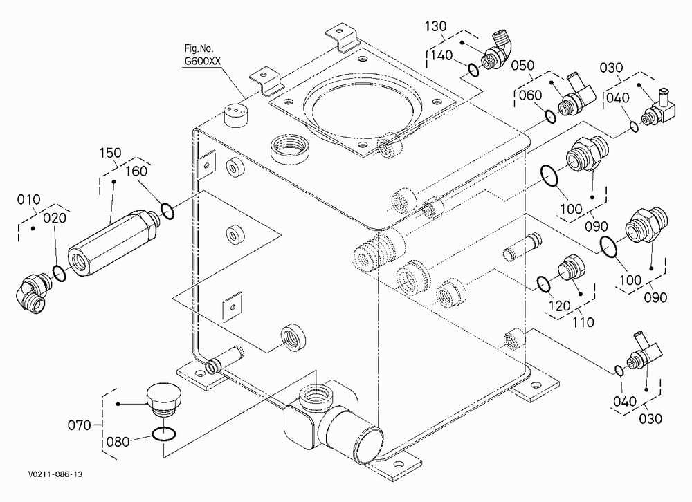 OIL TANK (JOINT) [HYDRAULIC HITCH] [EXCEPT HIGH FL