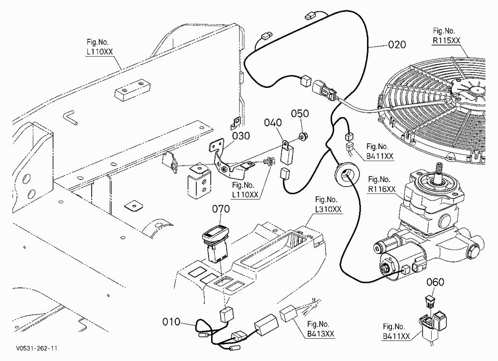 REVERSE FAN KIT (ELECTRICAL SYSTEM) (W/G No.S6854)