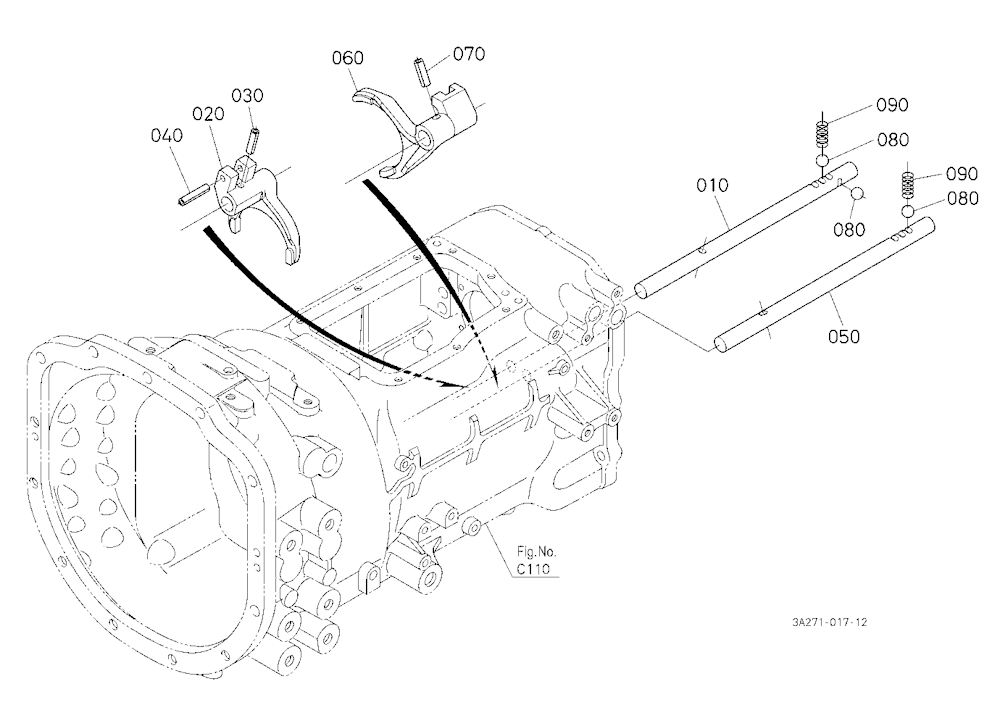 Main Gear Shift Fork