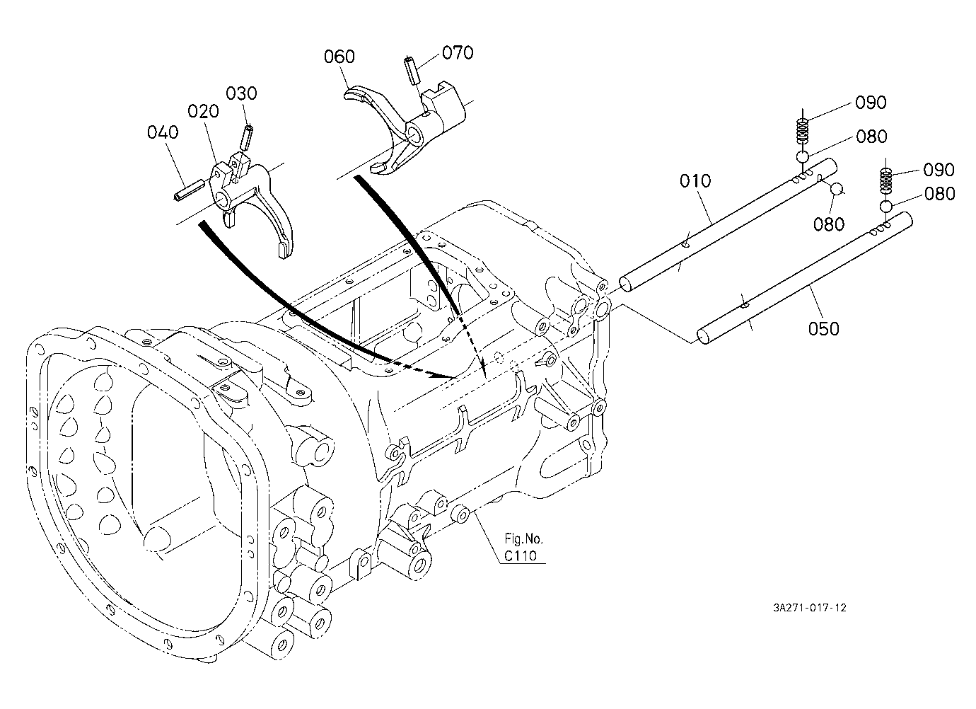Main Gear Shift Fork