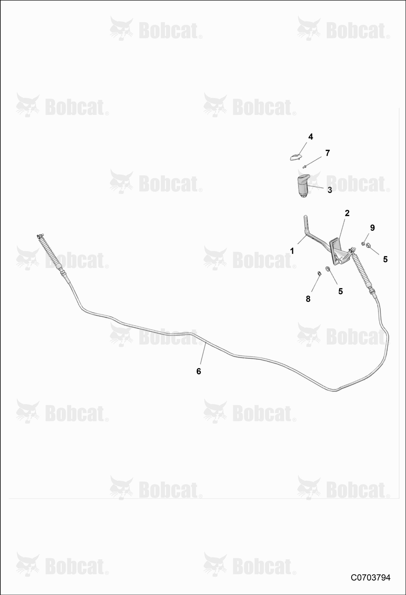Drive TRAIN, Shift Lever and Cable