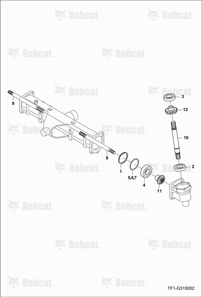 Bevel Gear Shaft Group