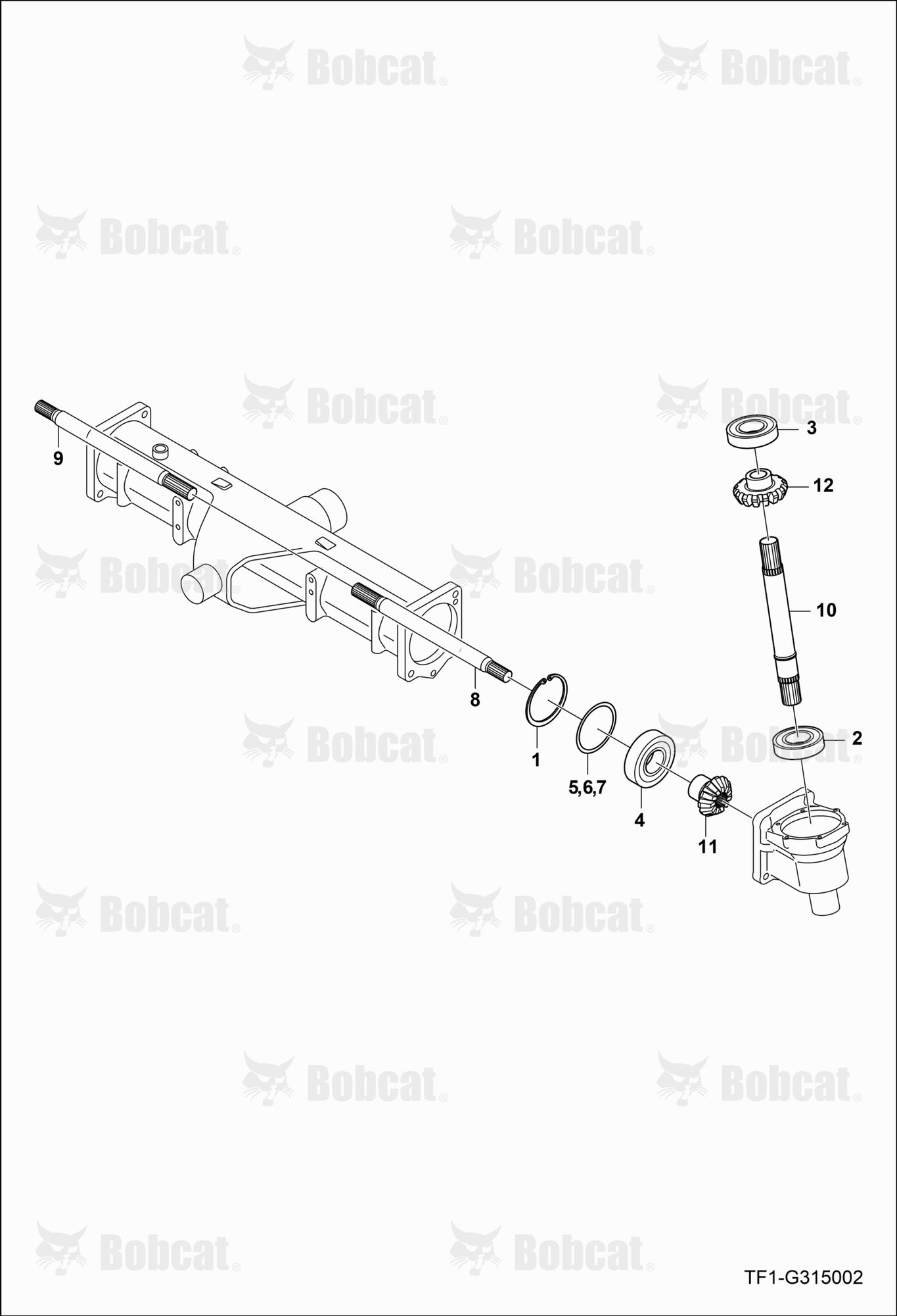 Bevel Gear Shaft Group
