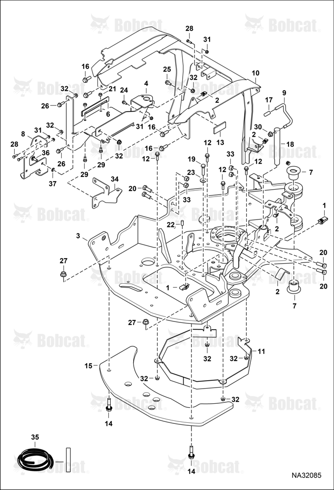 Main Frame (Frame & Brackets)