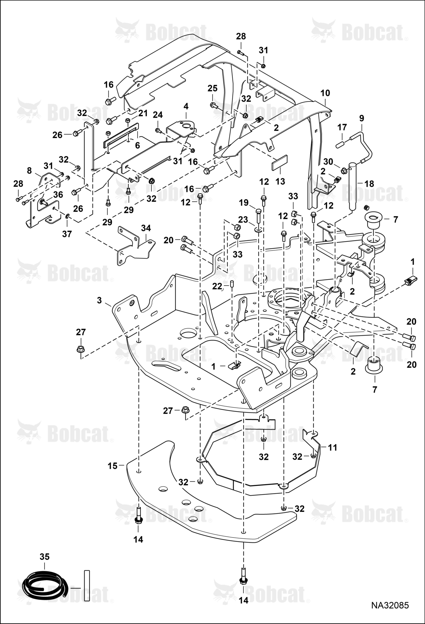 Main Frame (Frame & Brackets)