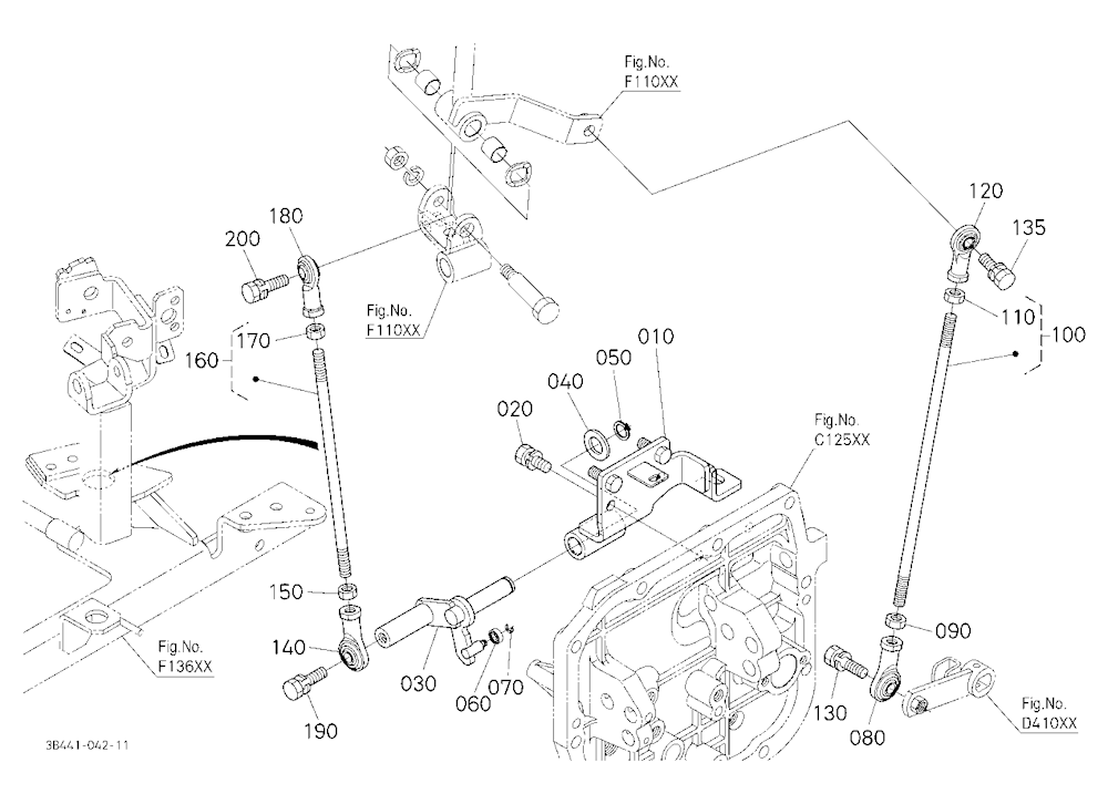 Main Gear Shift Rod