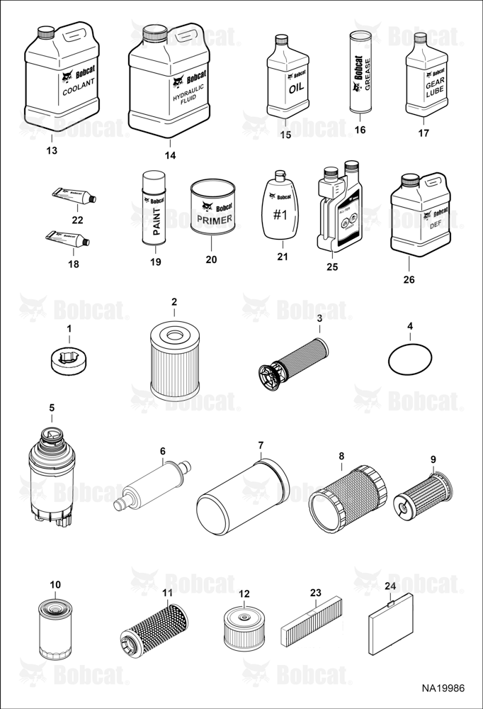 Maintenance Items (Service Parts)