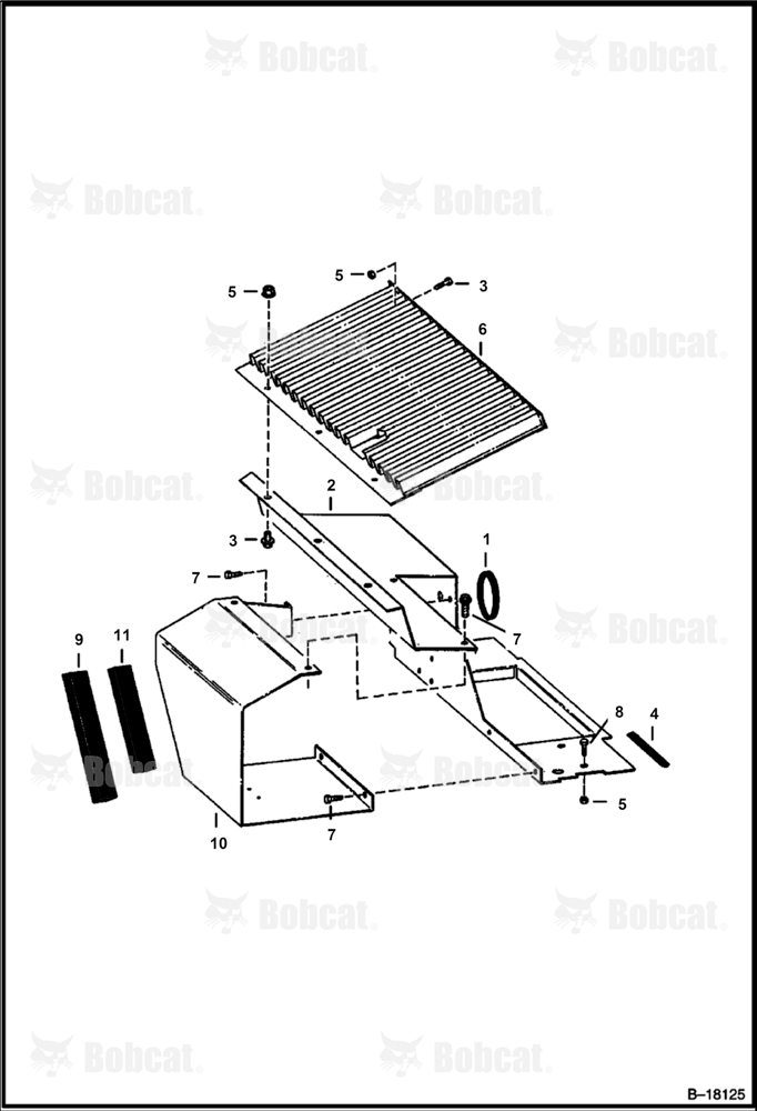 Engine Shrouding (Deutz 511) 499914001 & Above, 500614001 & Above