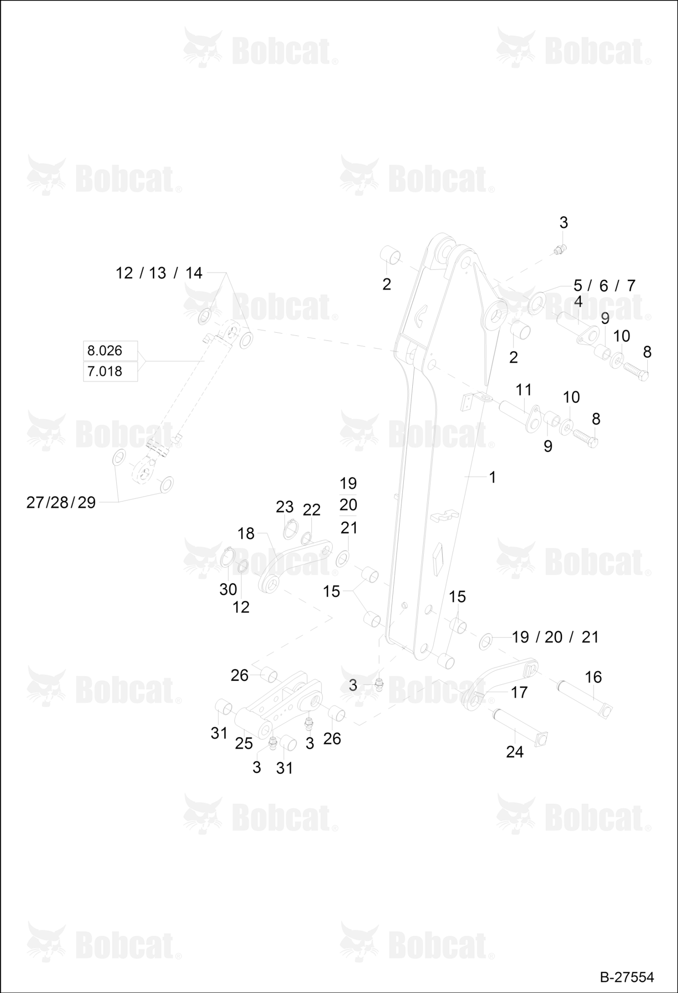 Dipper Stick - Articulated Boom