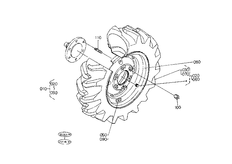 Front Wheel (10-16.5 R4) [A]