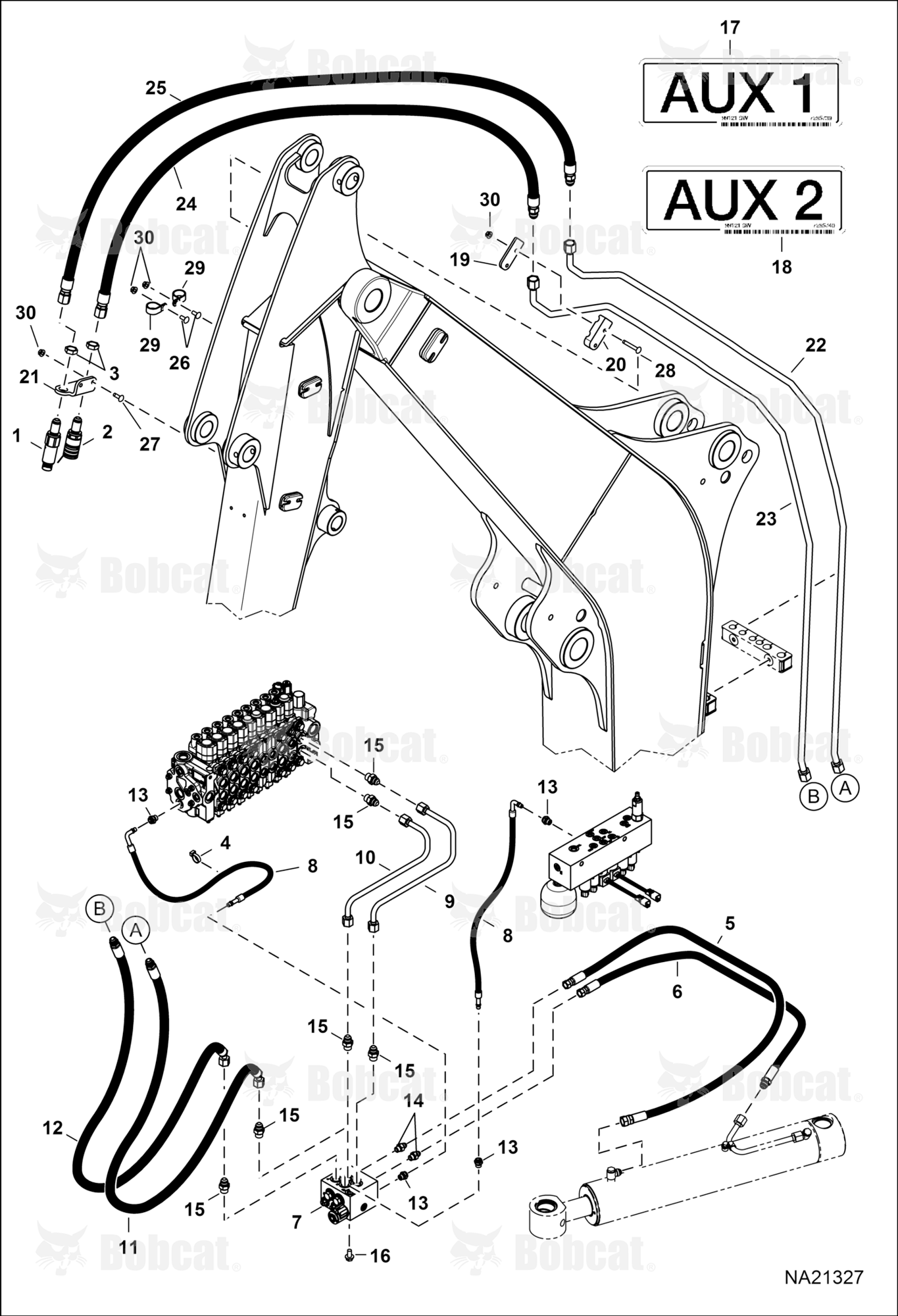 Hydraulic Auxiliary (Second Auxiliary)