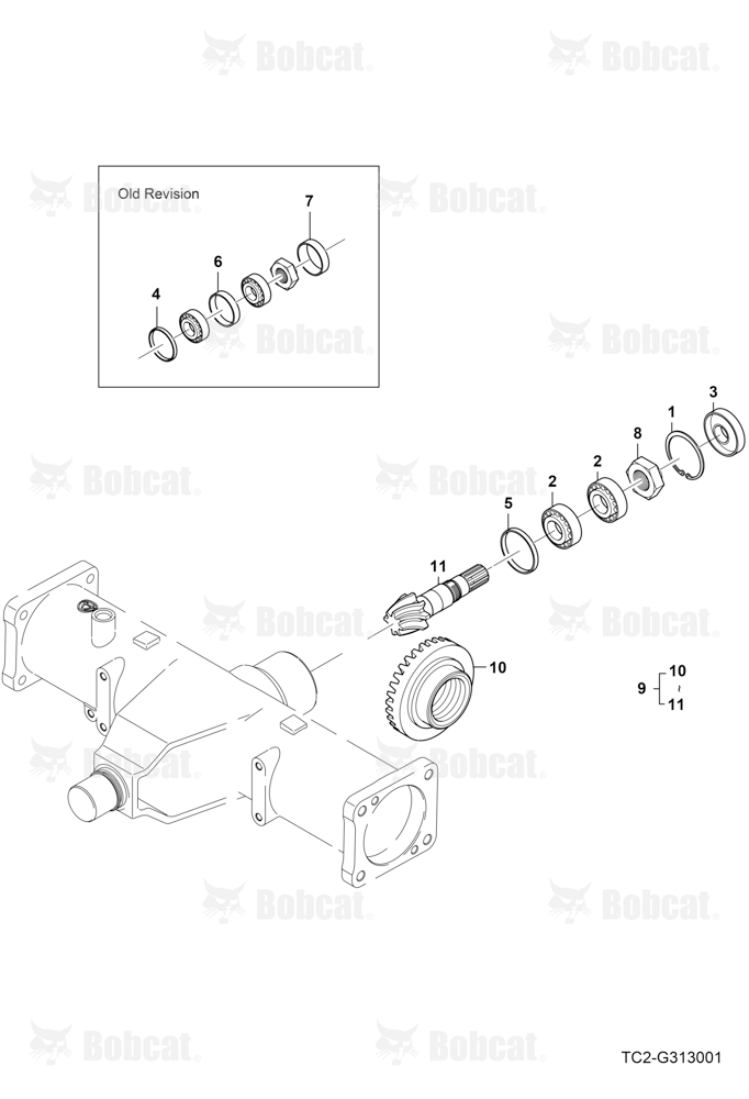 Bevel Pinion Shaft Group