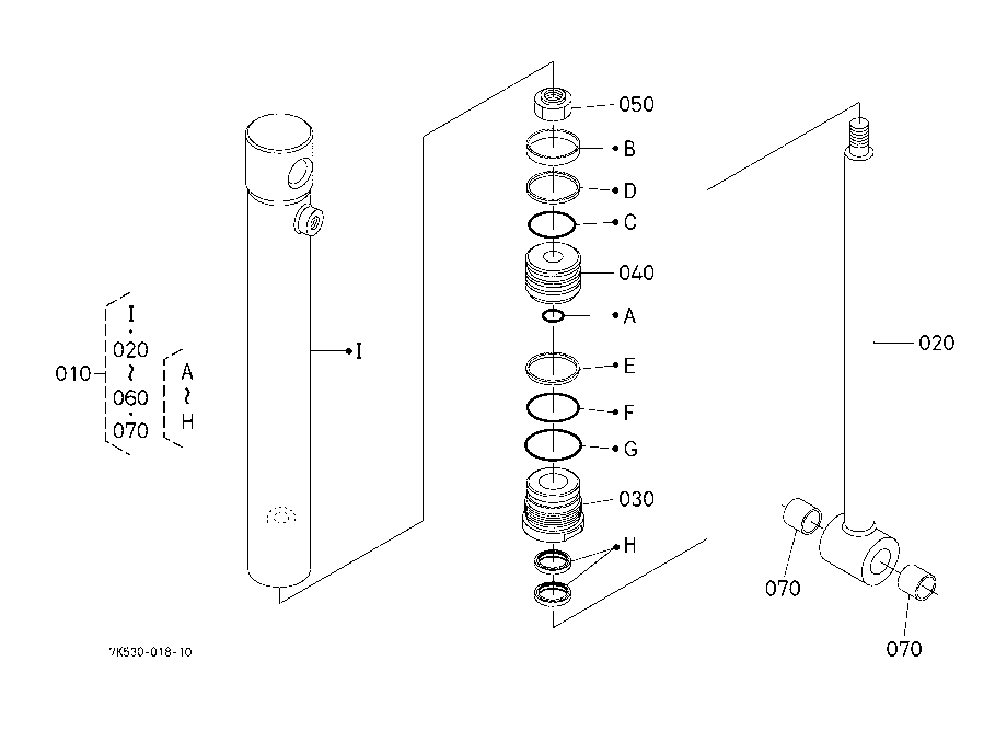 Bucket Cylinder [Component Parts]