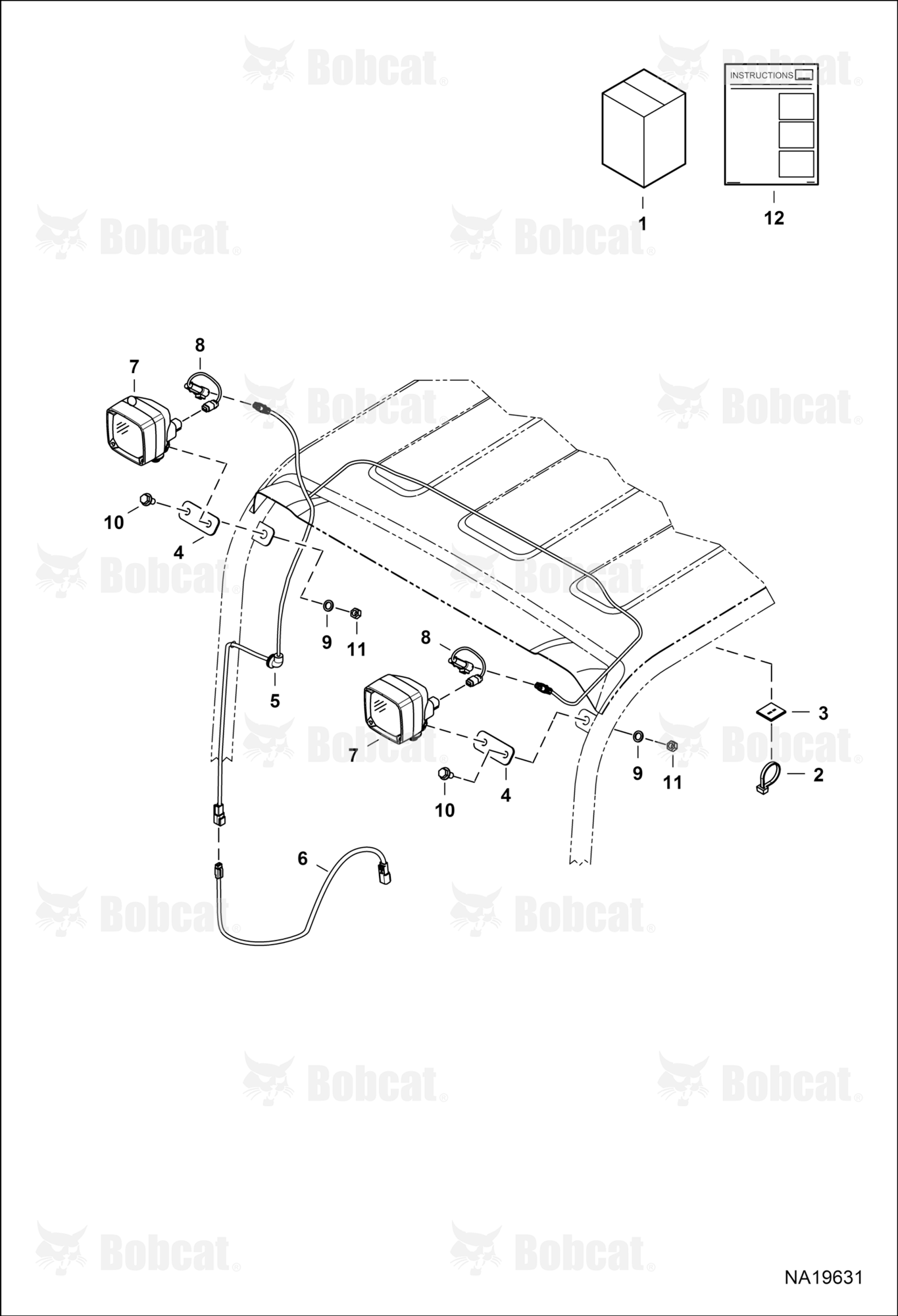 Worklight Kit (Canopy)(Front)
