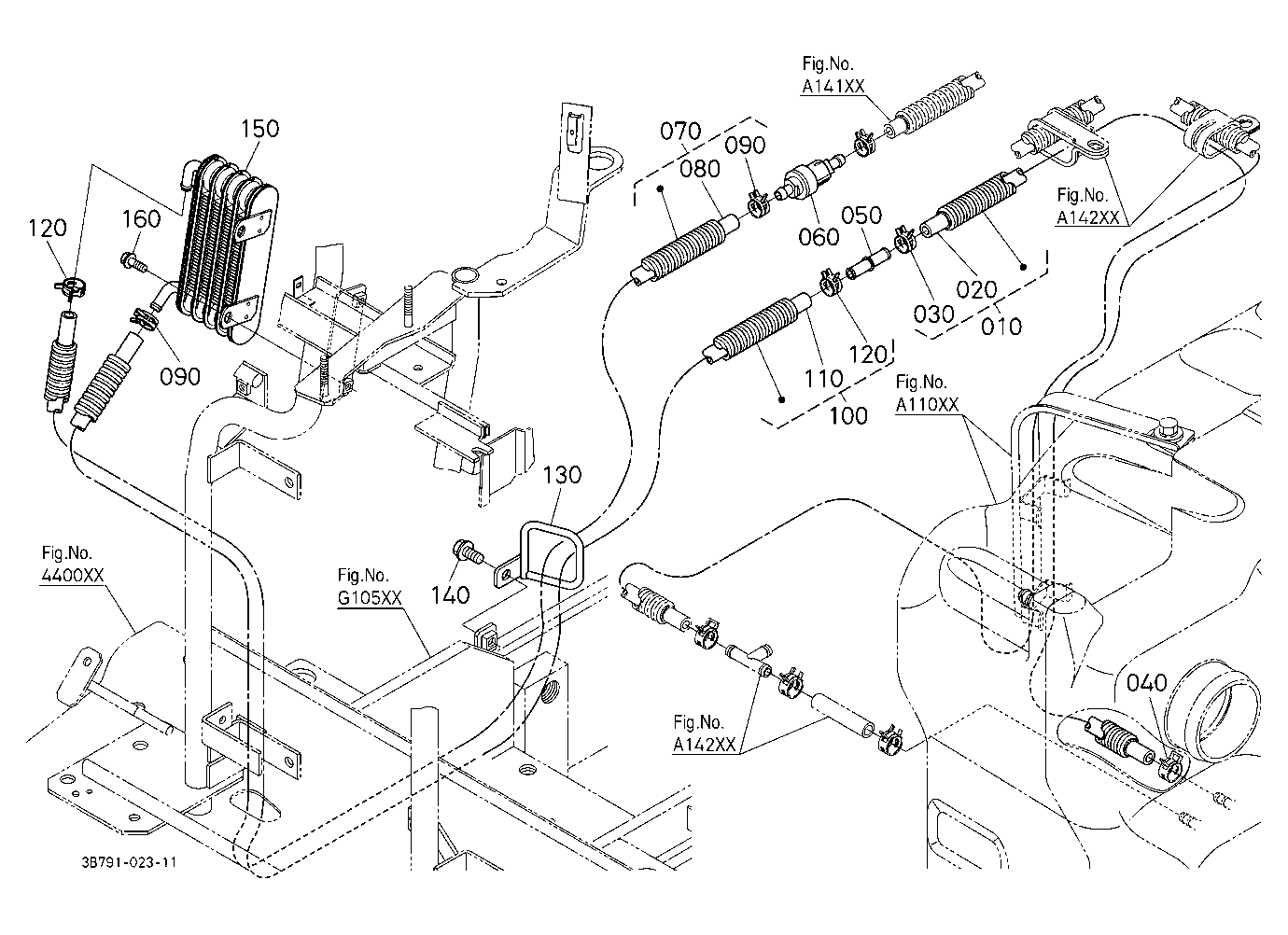 Fuel Pipe (Fuel Cooler) [New]