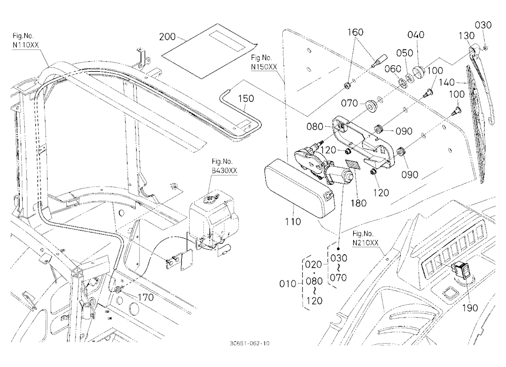 Rear Wiper Kit [A] [Option]