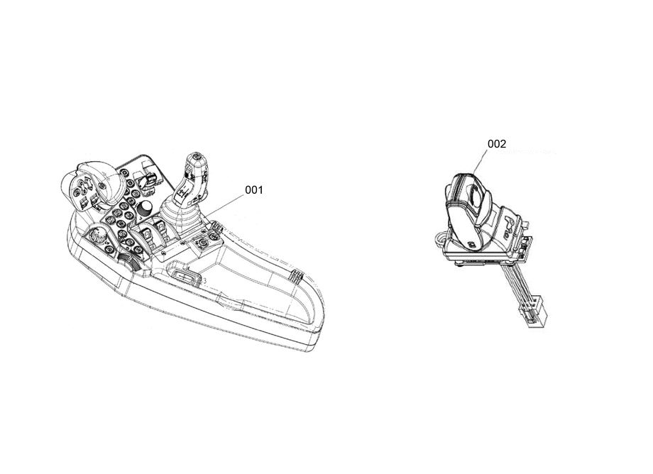 Armrest Control Assembly, 5/6 Section