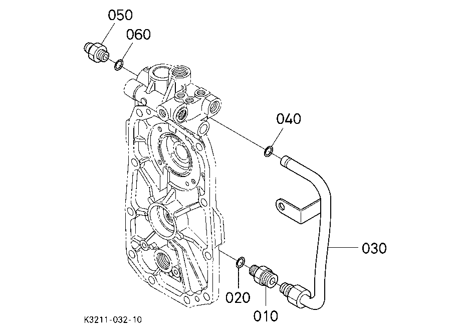 Pto Hydraulic Oil Line