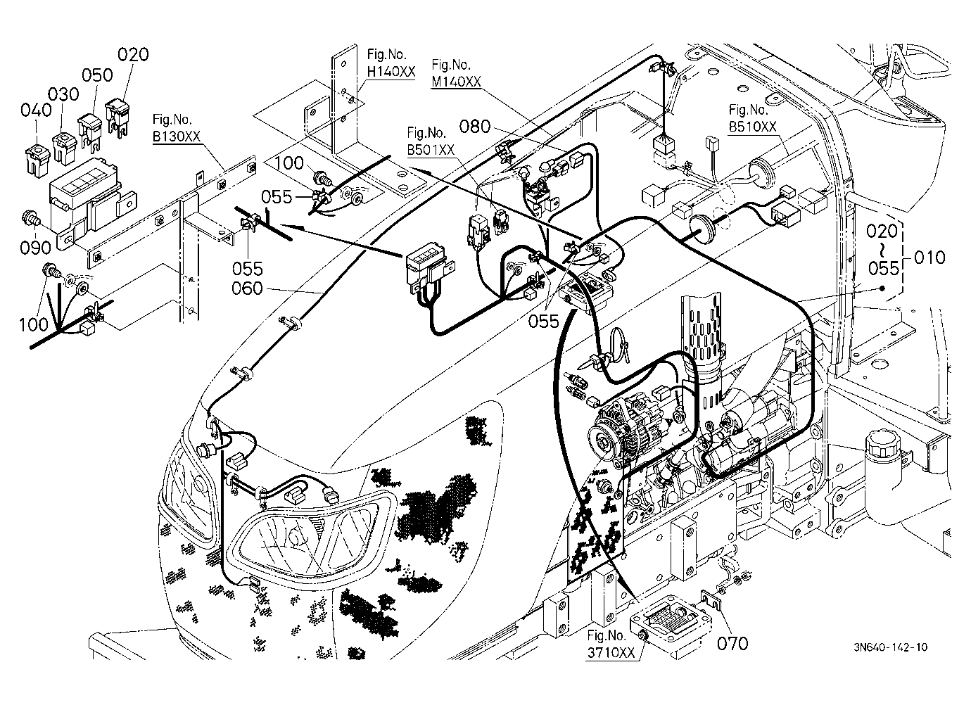 Electrical Wiring (Engine/Hood(Bonnet))