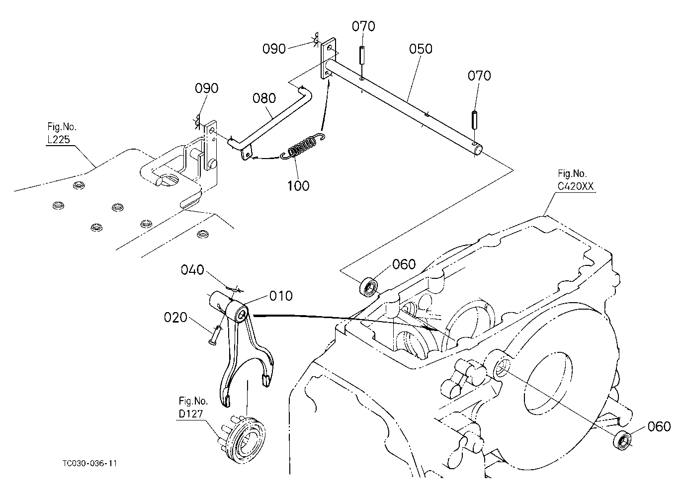 Differential Lock Shift Fork
