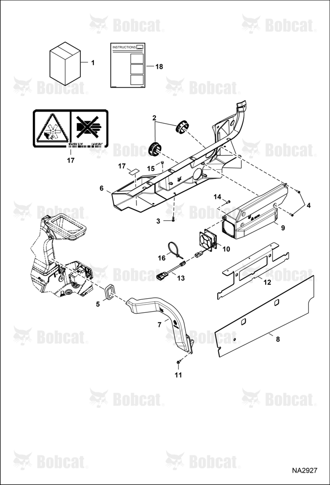 Heater & A/C (Lower Duct Kit)