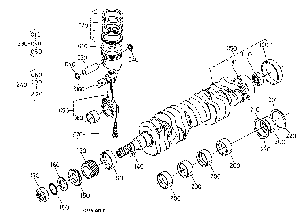 Piston And Crankshaft
