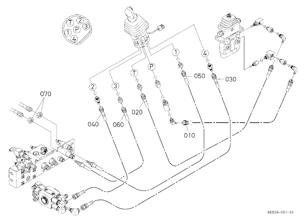 Oil Piping (Control Rh)