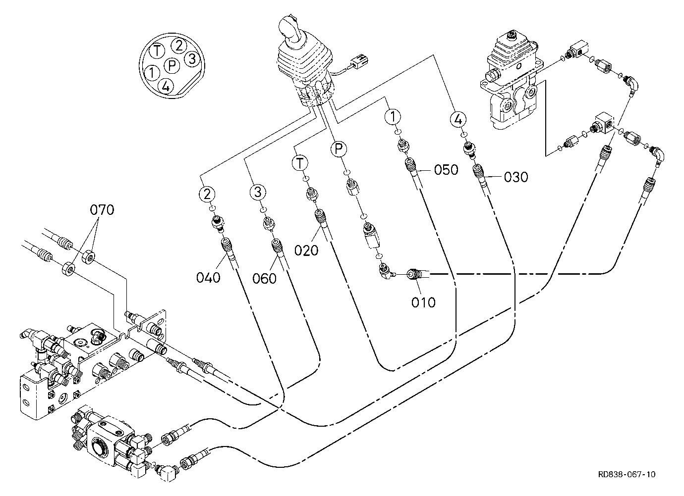 Oil Piping (Control Rh)