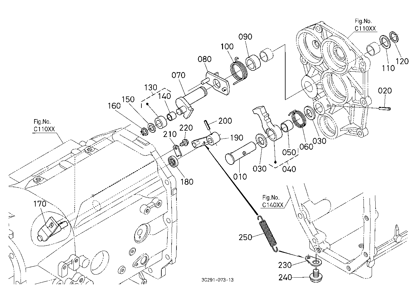 Parking Brake Camshaft