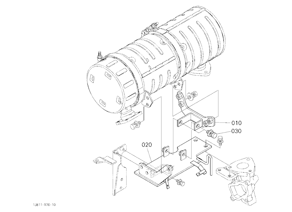 Muffler Bracket (Upper)