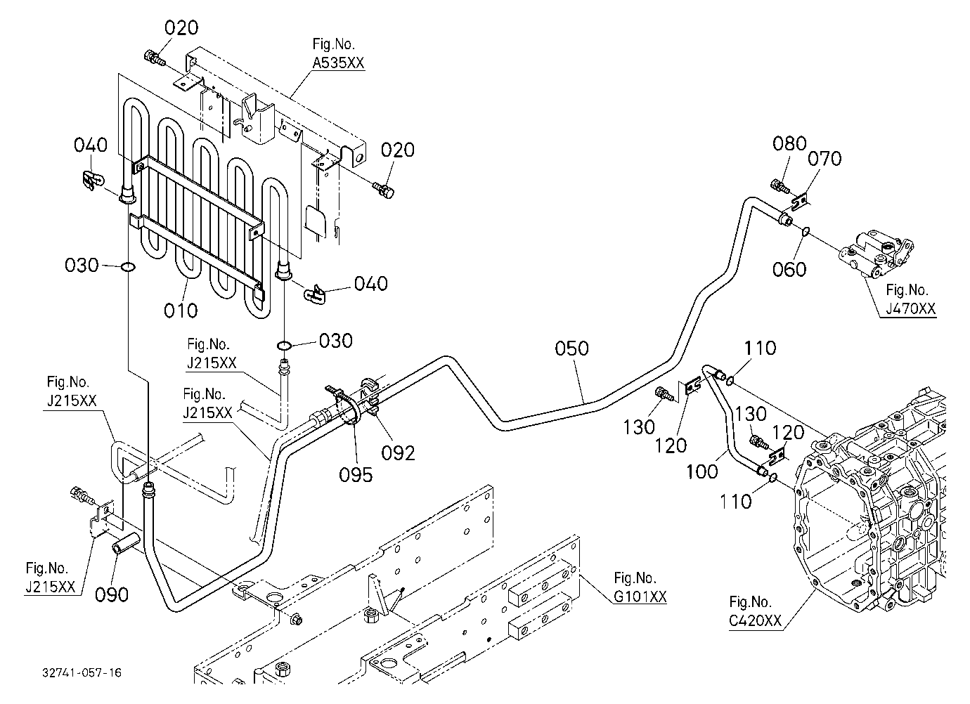 Hydraulic Oil Line (Oil Cooler)