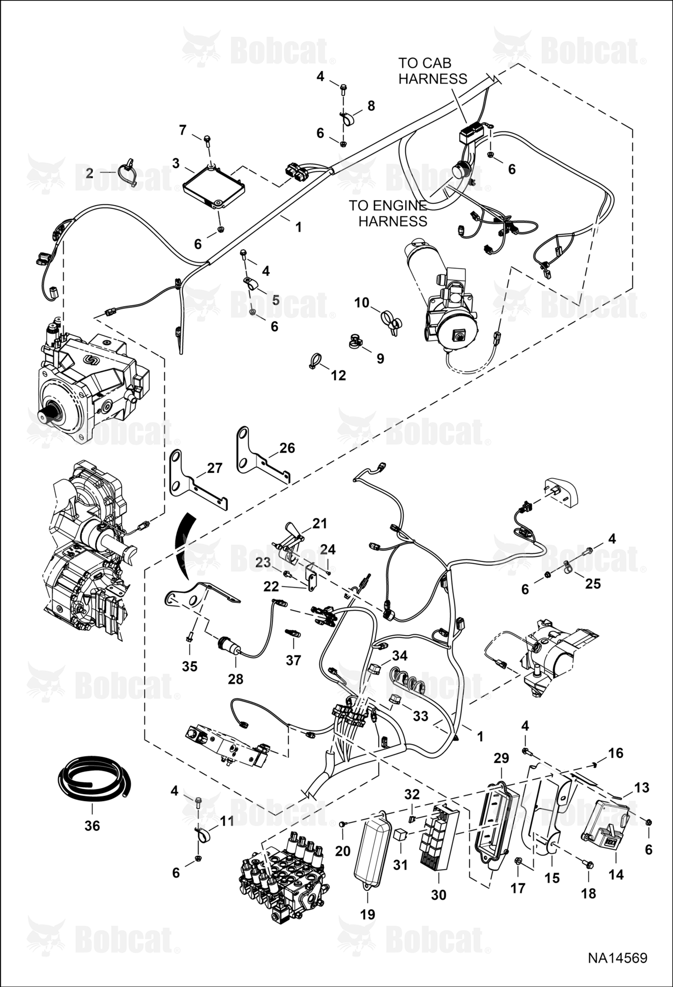 Frame Electrical Circuitry  B3YH11001 - B3YH13246